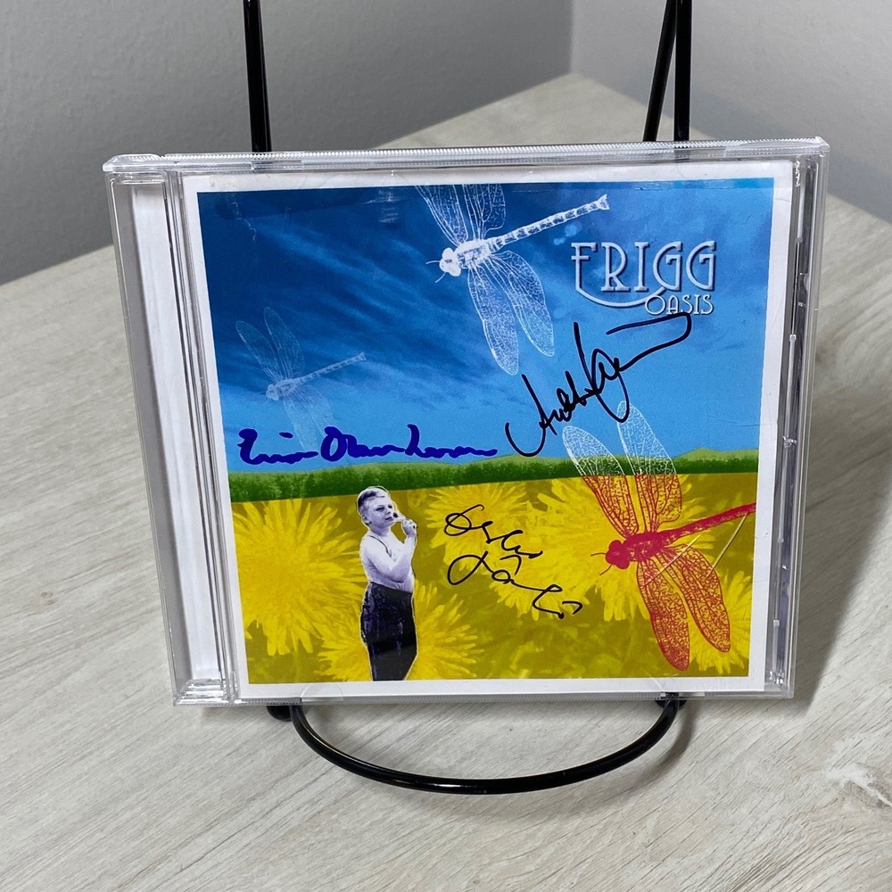 Frigg Oasis CD SIGNED 2005 Nordic Folk Scandinavian Fiddle Music RARE